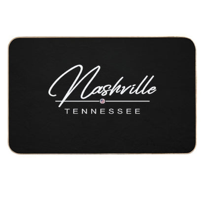 Nashville Tennessee USA Music  Easy To Clean Bath Mat
