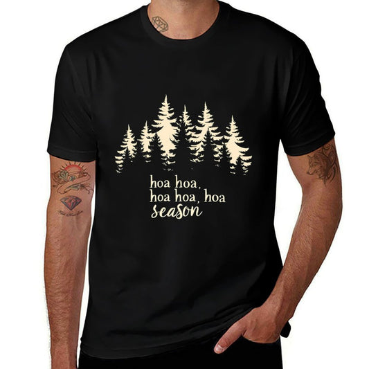 Hoa Hoa Hoa Hoa Hoa Winter Season Twilight Lover Pine Forest  Easy-care T-Shirt