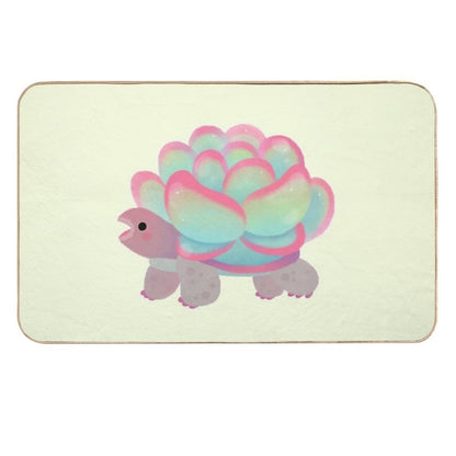 Cactus Tortoise  Anti-Trip Bath Mat