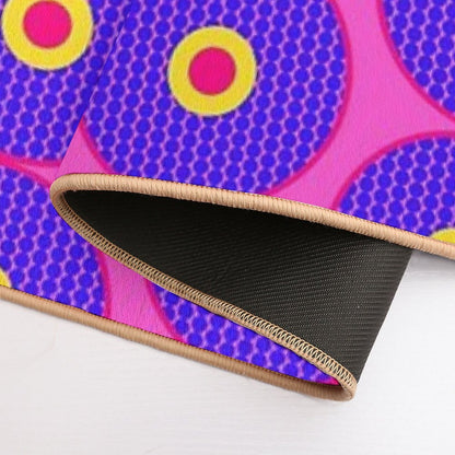 African Inspired Print  Slip-Resistant Bath Mat