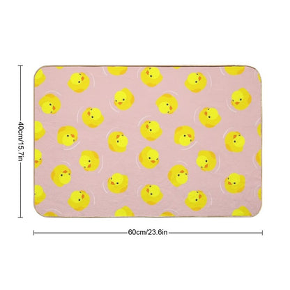 Rubber Ducks - Pink  Anti-Trip Bath Mat