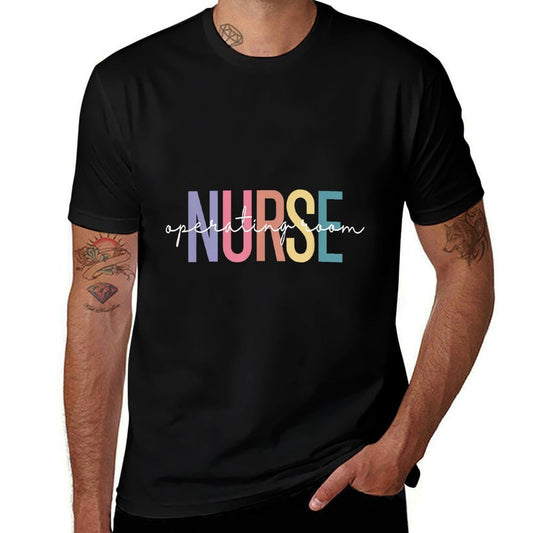 Operating Room Nurse OR Nurse Perioperative Nursing  Heathered Texture T-Shirt