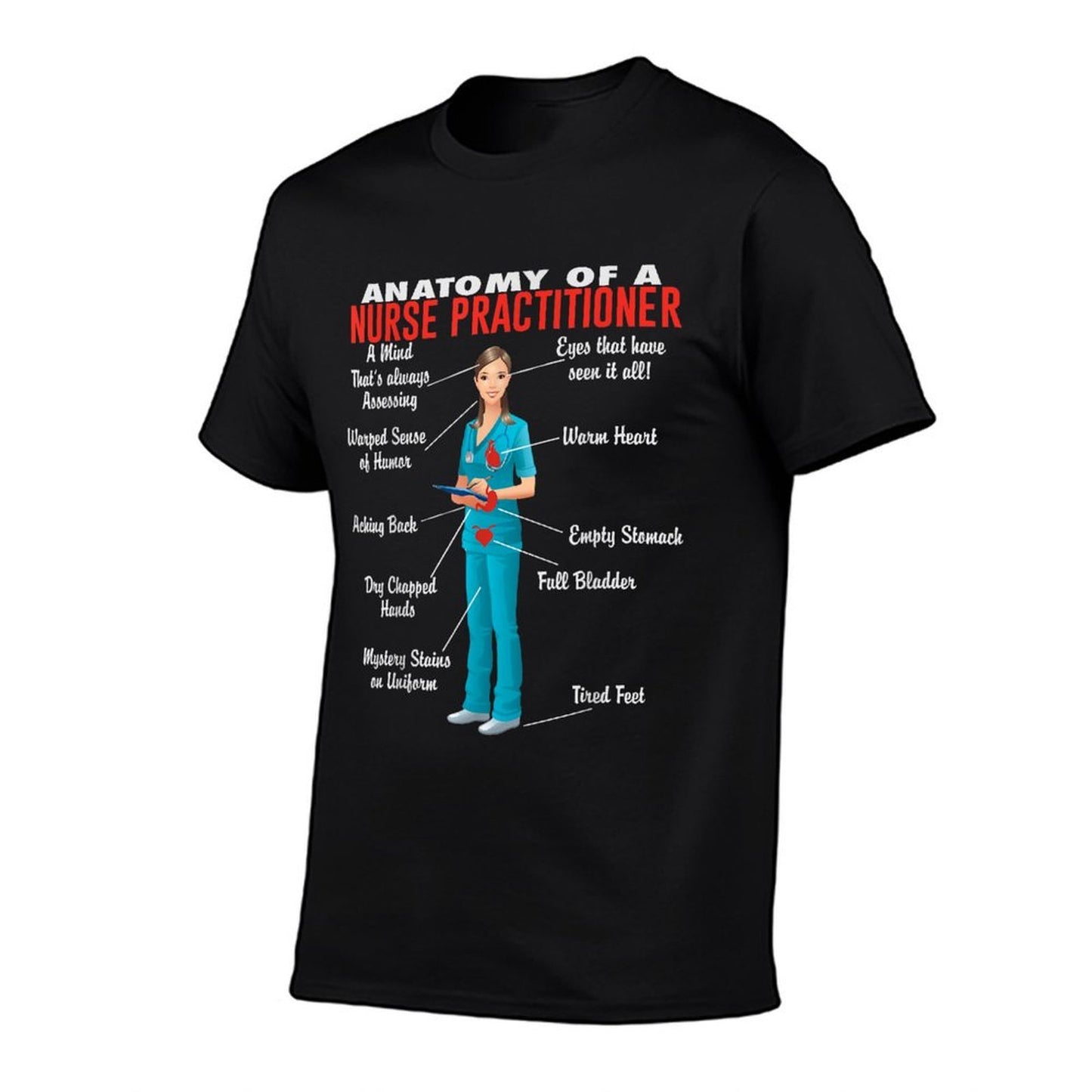 Anatomy Of A Nurse Practitioner - Nurse Practitioner Shirt  Summer-ready Fabric T-Shirt