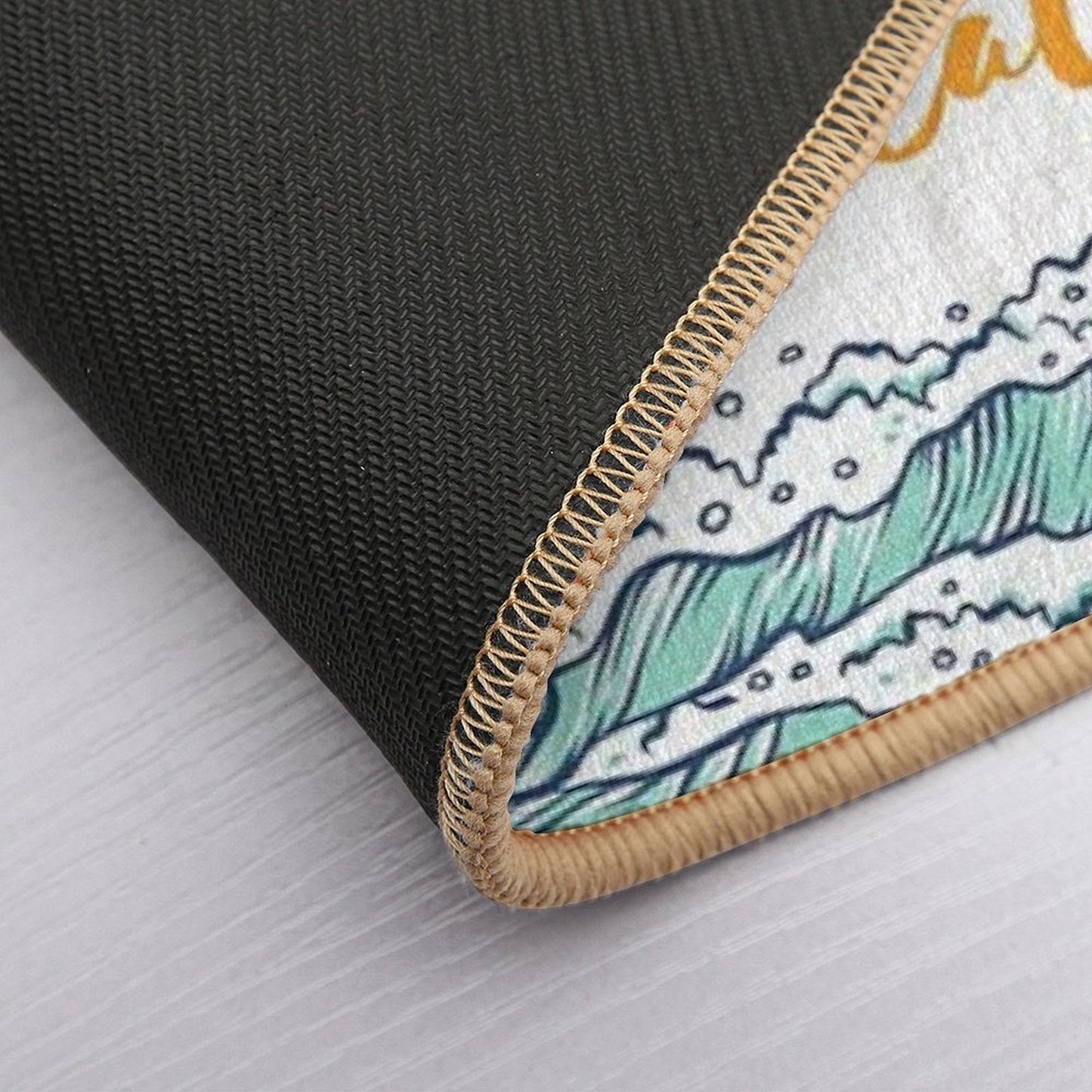 Sky & Sea  Fade-Resistant Bath Mat