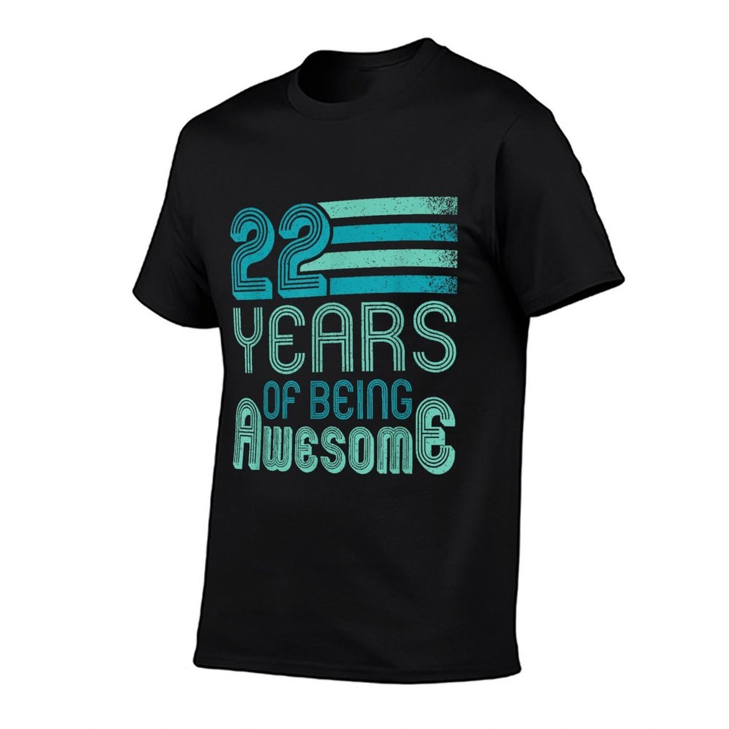 22 Years Of Being Awesome 22 Years Old 22nd Birthday Vintage  Eco-friendly Material T-Shirt