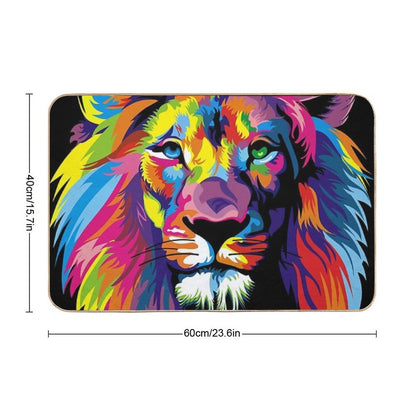 Lion Cute Animals  Eco-Friendly Bath Mat