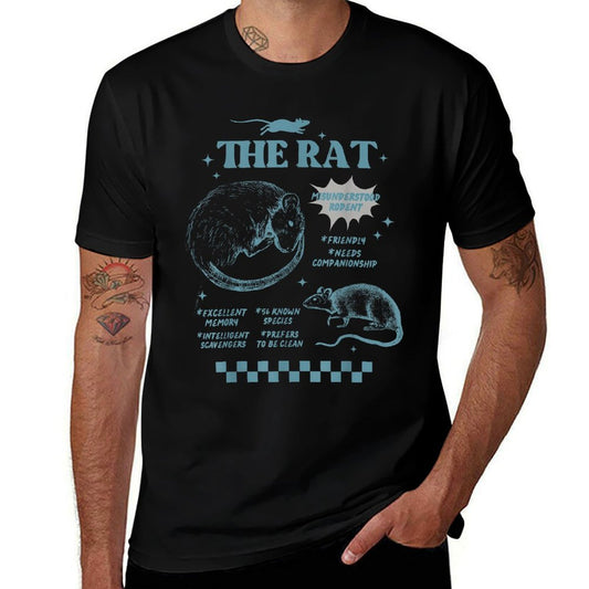 The Rat Rodent Retro Rat Misunderstood Rodent  Wrinkle-resistant T-Shirt
