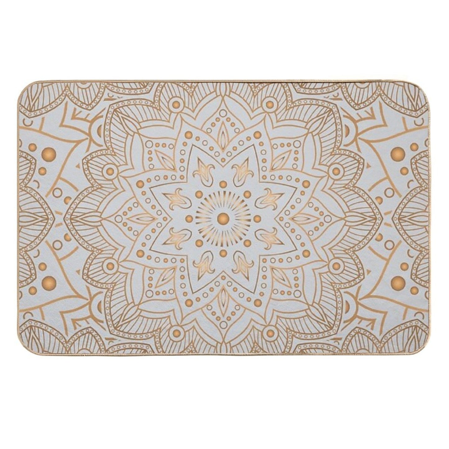 Perfection Mandala 10  Dirt-Trapping Bath Mat