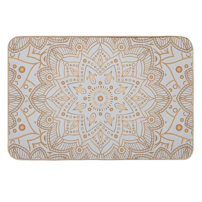 Perfection Mandala 10  Dirt-Trapping Bath Mat