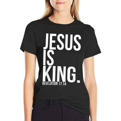 Jesus Is King Bible Scripture Quote Christian  Classic T-Shirt