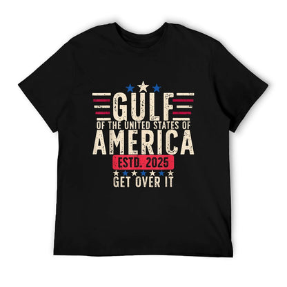 Gulf of US America 2025 Patriotic Vintage-inspired T-Shirt