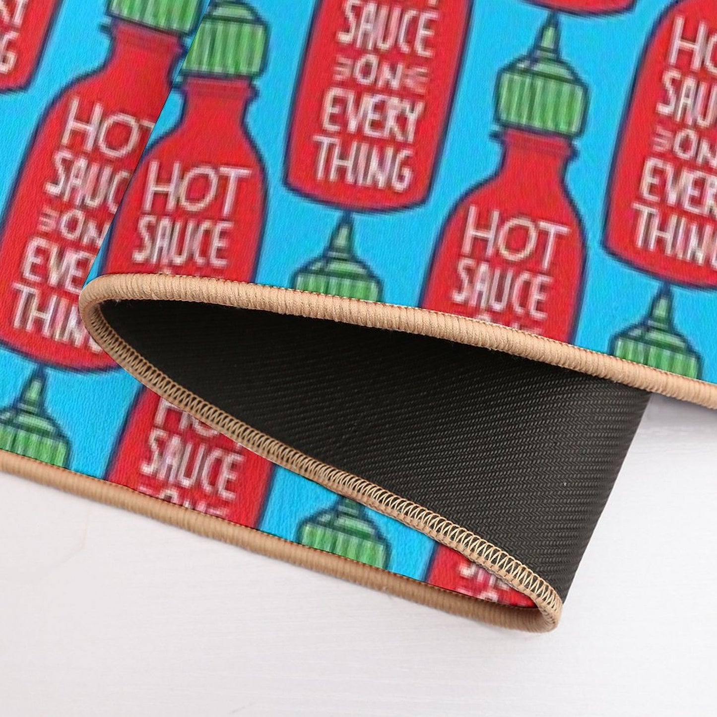 Hot Sauce on Everything  Versatile Bath Mat