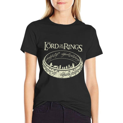 The Lord of The Rings The Journey Ring  High-quality Stitching T-Shirt