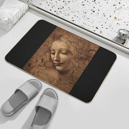La Scapigliata by Leonardo Da Vinci  Pet-Safe Bath Mat