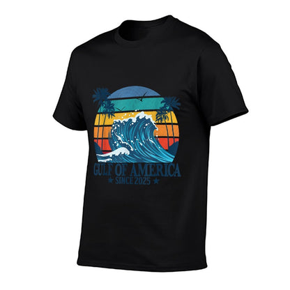Gulf of US America Vintage Beach America&#39;s Gulf Slim-fit Cut T-Shirt