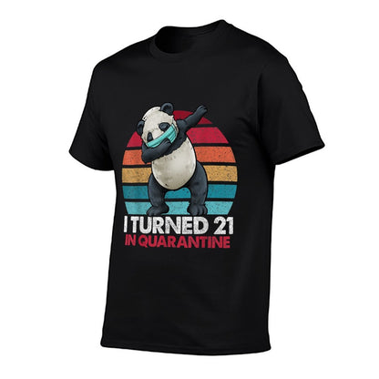 I Turned 21 In Quarantine 2020 Dabbing Panda 21st Birthday  Classic T-Shirt