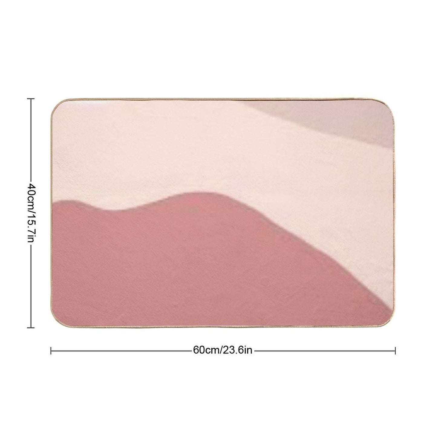 Aesthetic Pattern  Dirt-Trapping Bath Mat