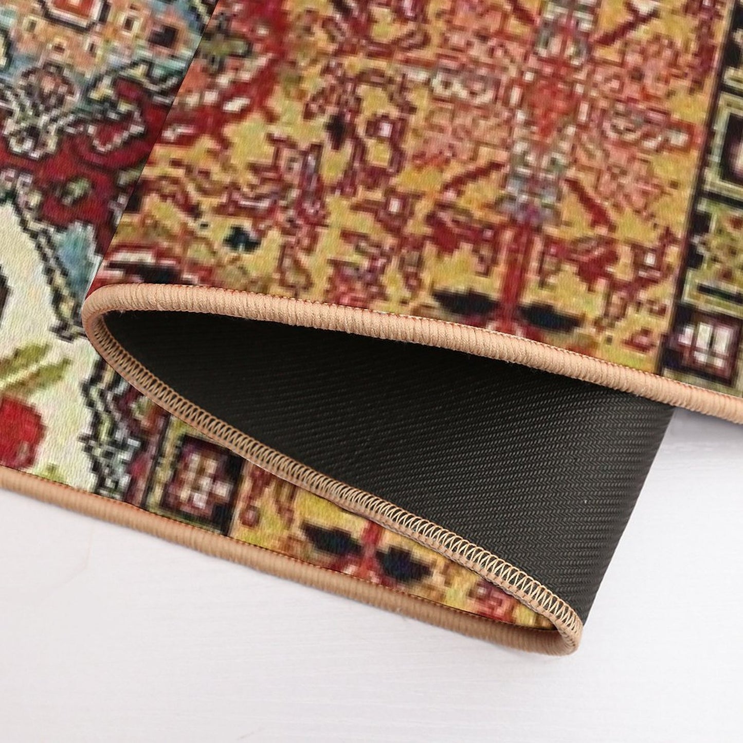 Sehna Kurdish Northwest Persian Rug Print  Anti-Trip Bath Mat