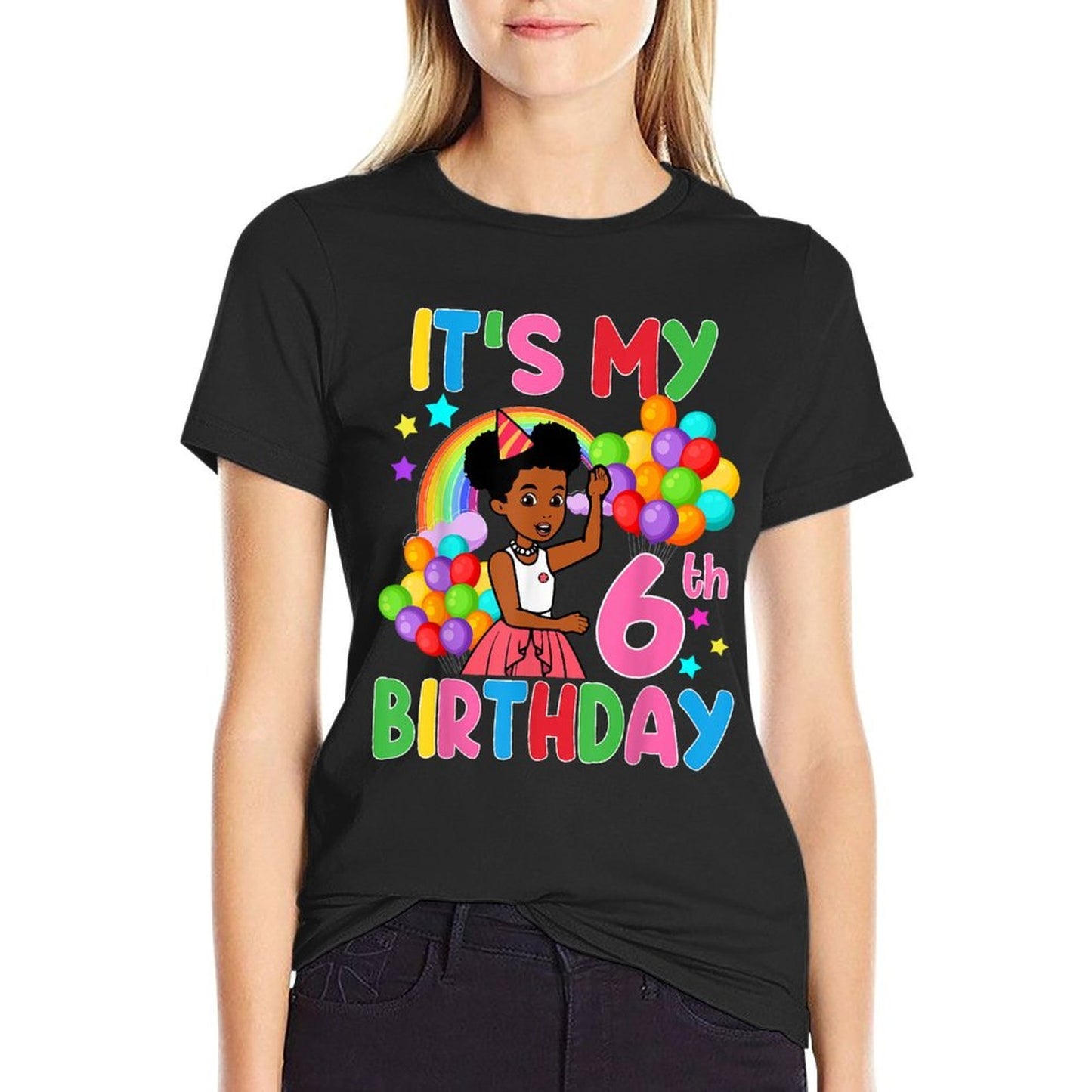 Kids It's My 6th Birthday Gracie's Corner Six Years Old  Versatile T-Shirt