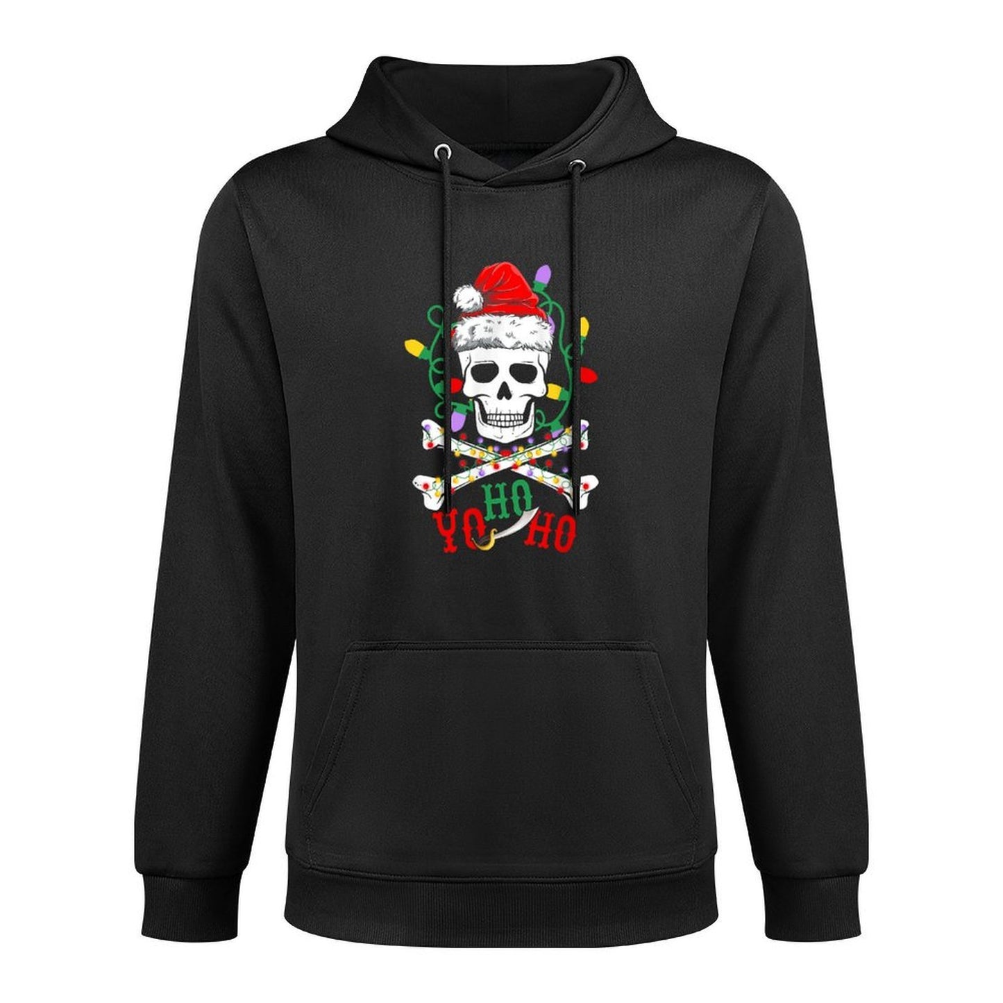 Yo S Ho Pirate Boat Cruise Xmas Skull Crossbones Christmas Colorfast Hoodie