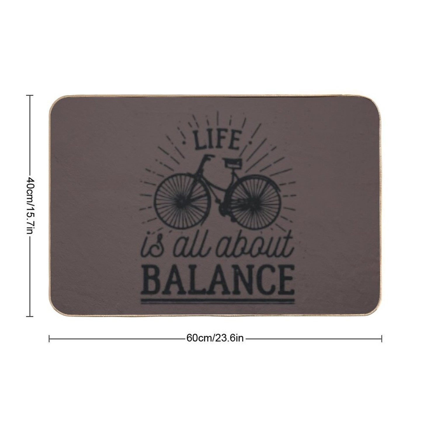Bicycle  Toxin-Free Bath Mat