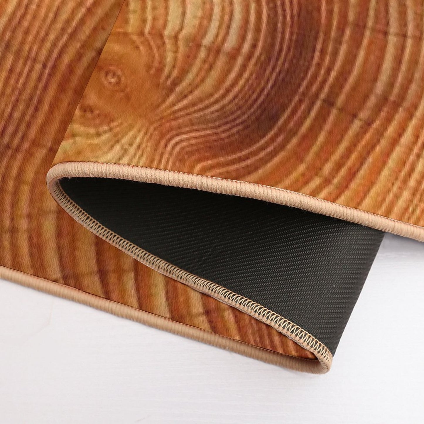 WOOD CUT  Stain-Proof Bath Mat