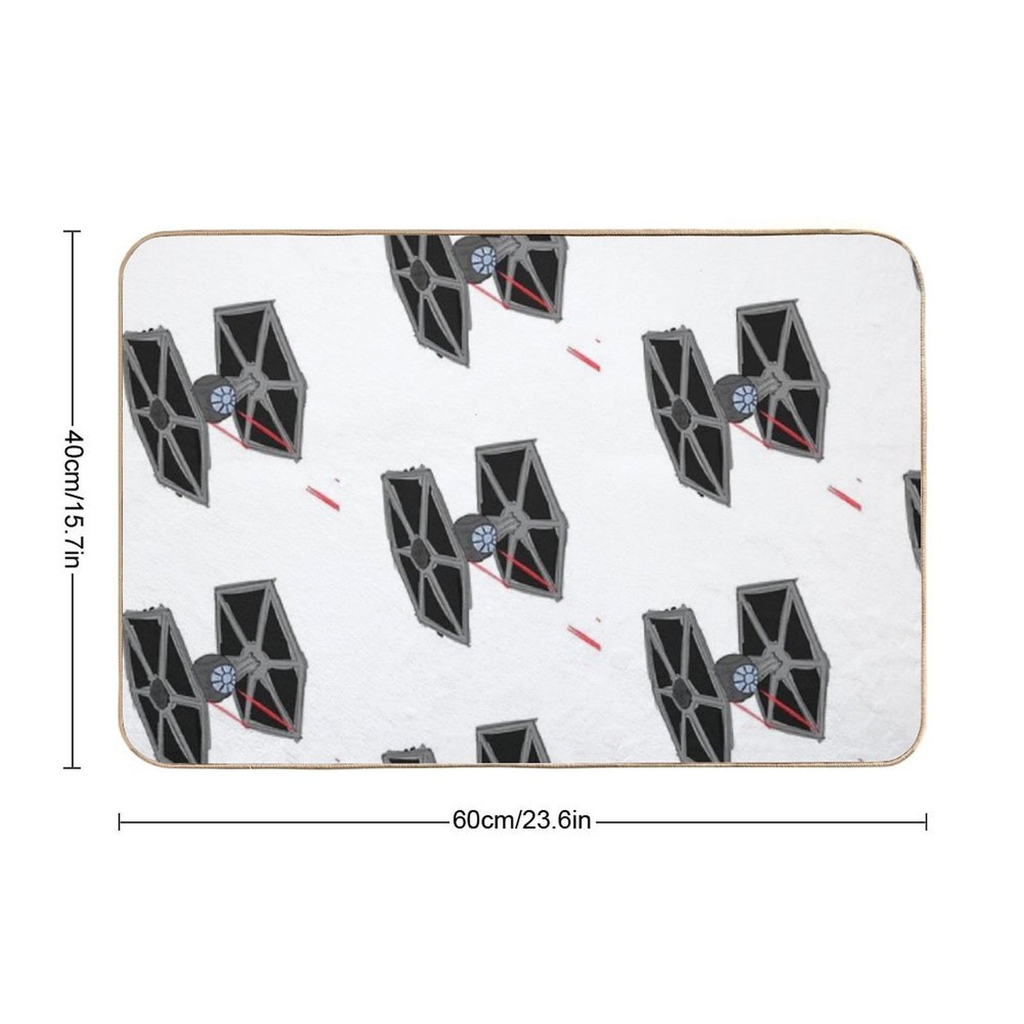 Star Fighter  Rapid-Drying Bath Mat