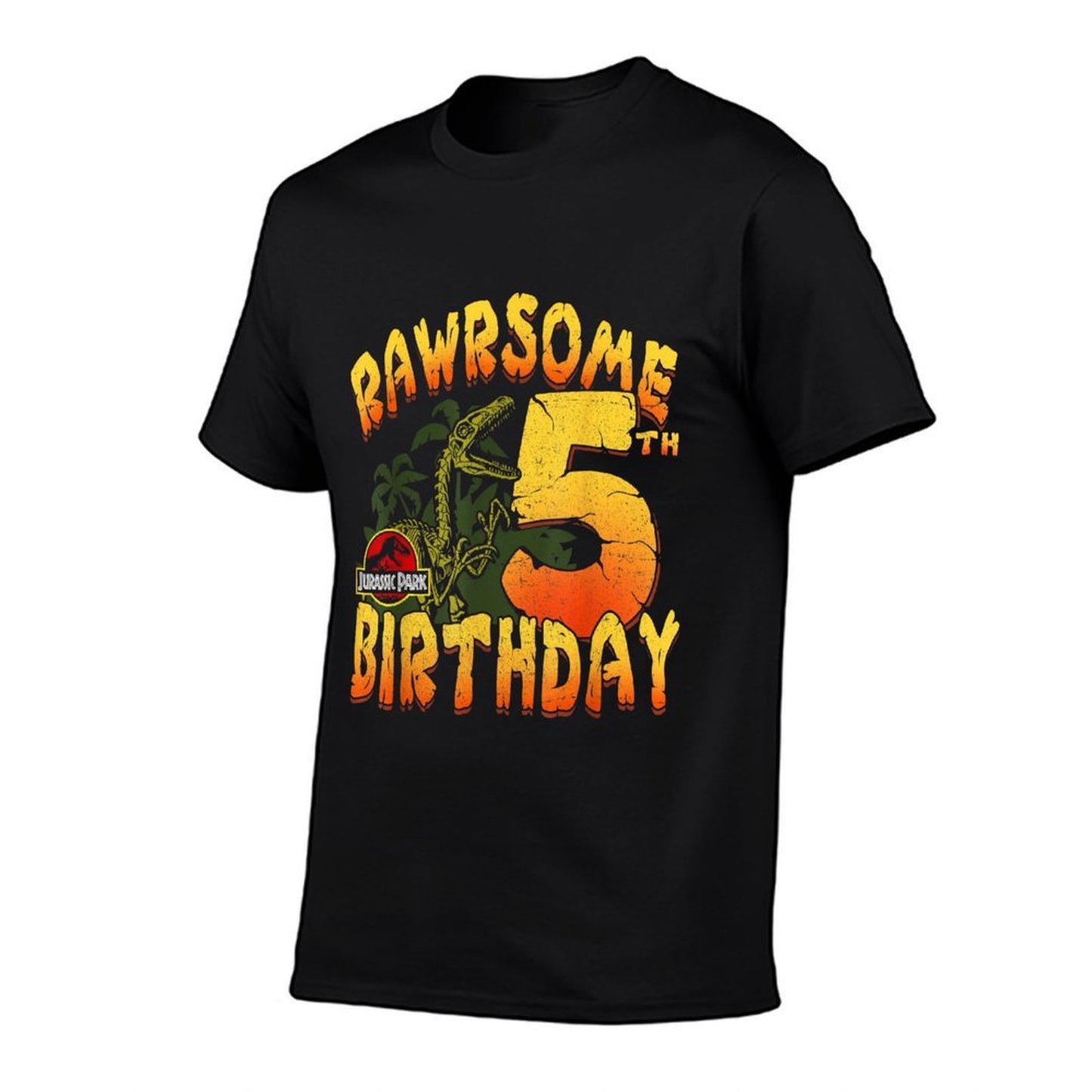 Jurassic Park Rawrsome 5th Birthday  Classic T-Shirt