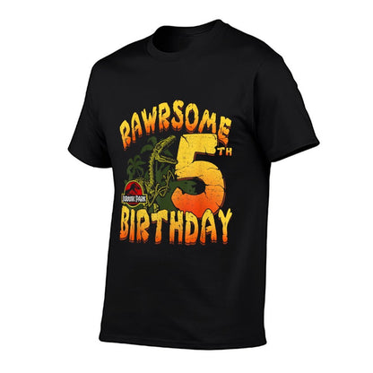 Jurassic Park Rawrsome 5th Birthday  Classic T-Shirt