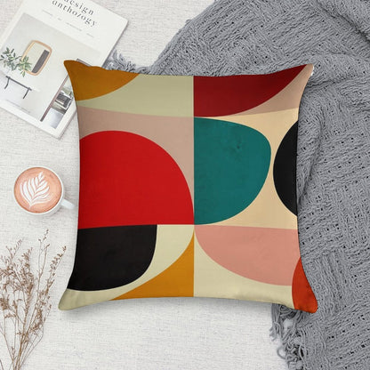 Modern Abstract Mid Century Soft Home Decor Throw Pillow