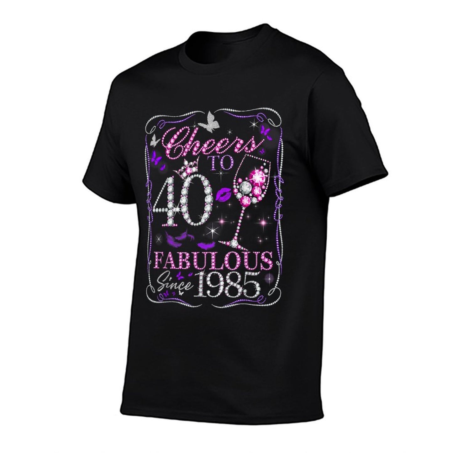 Cheers to 40 Fabulous Since 1985. Women’s 40th Birthday  Odor-resistant T-Shirt