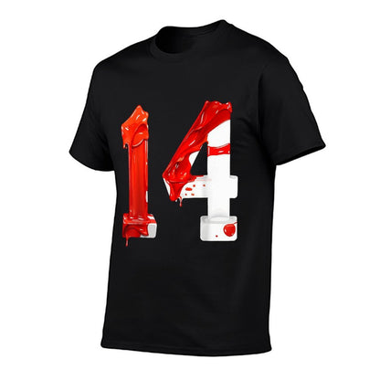 NUMBER 14 YEARS OLD 14TH BIRTHDAY  Lightweight T-Shirt
