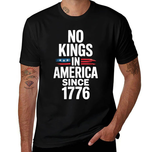 No Kings In America Since 1776  Polyester Blend T-Shirt