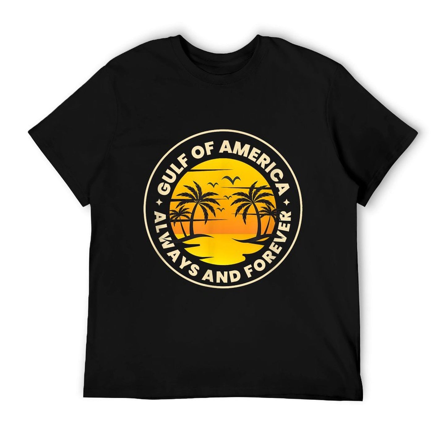 Gulf of USA America Retro Throwback Design Tagless Design T-Shirt