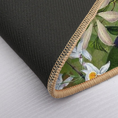 Vintage Parrot Jungle Botanical Garden 3 Nightgarden Durable Bath Mat