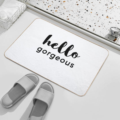Hello Gorgeous  Rapid-Drying Bath Mat