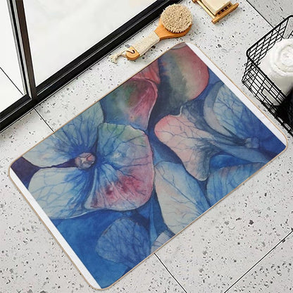 Hydrangea  Repositionable Bath Mat