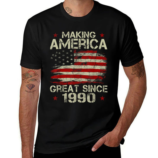 Making America Great Since 1990 Vintage Gifts 30th Birthday  Stretchy T-Shirt