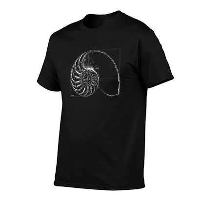 Fibonacci on A Nautilus Shell  Versatile T-Shirt