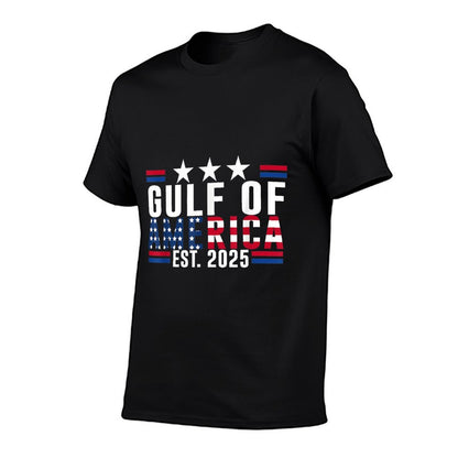 Retro Gulf Of USA America 2025 American Flag Versatile T-Shirt
