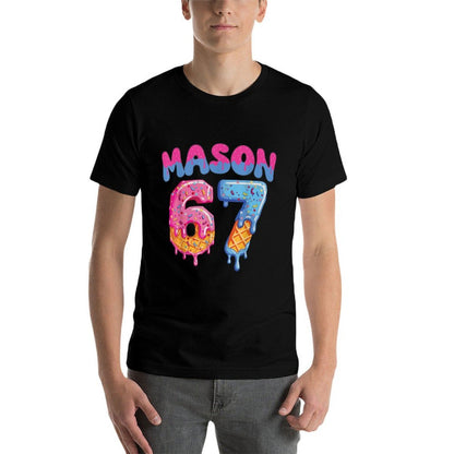 Baseball Drip Number 67 Player Or 67th Birthday  Moisture-wicking T-Shirt