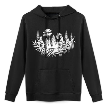 Nature Forest Plants Trees Camping Hiking Mountains Wildlife Colorfast Hoodie
