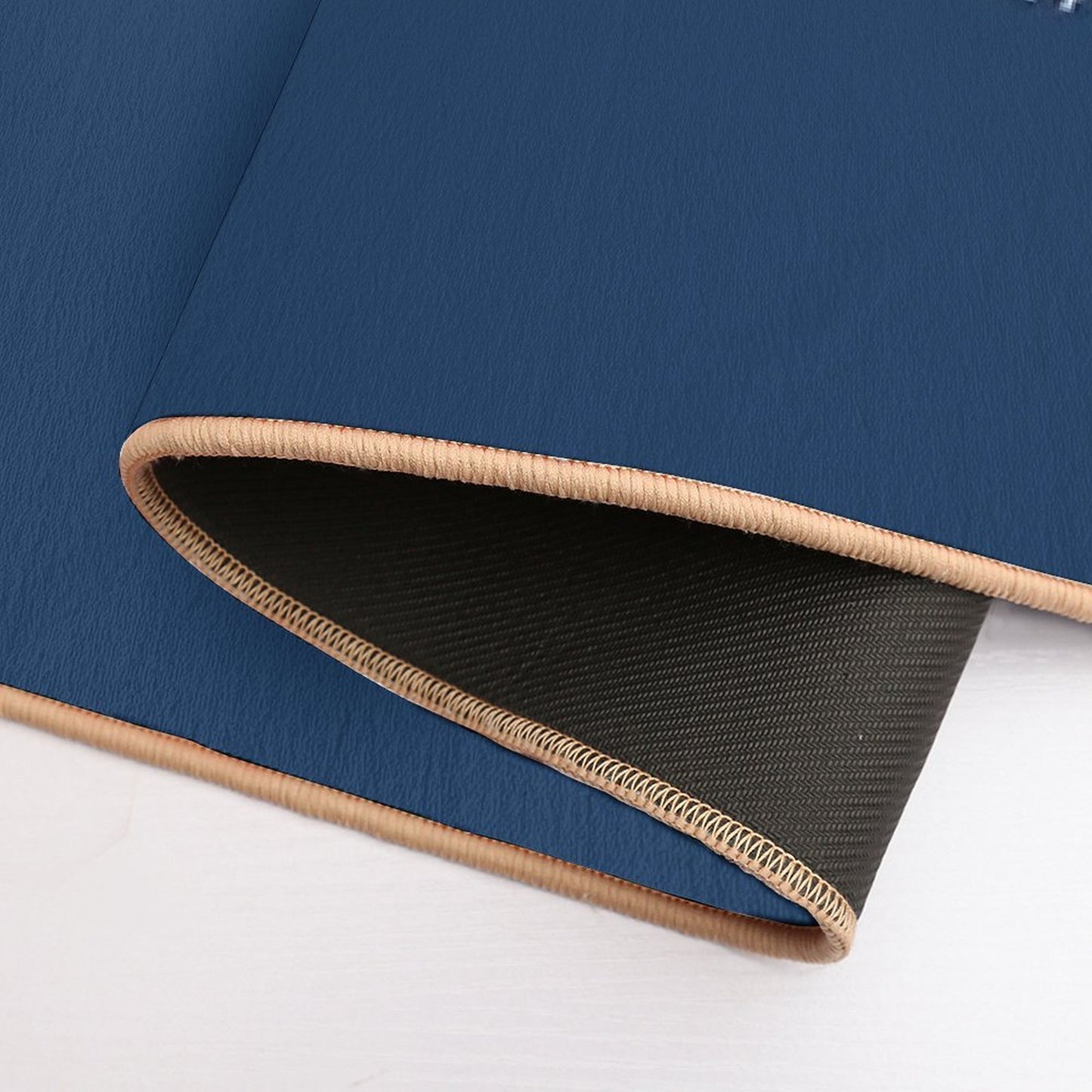 Compass Rose White  Odorless Bath Mat