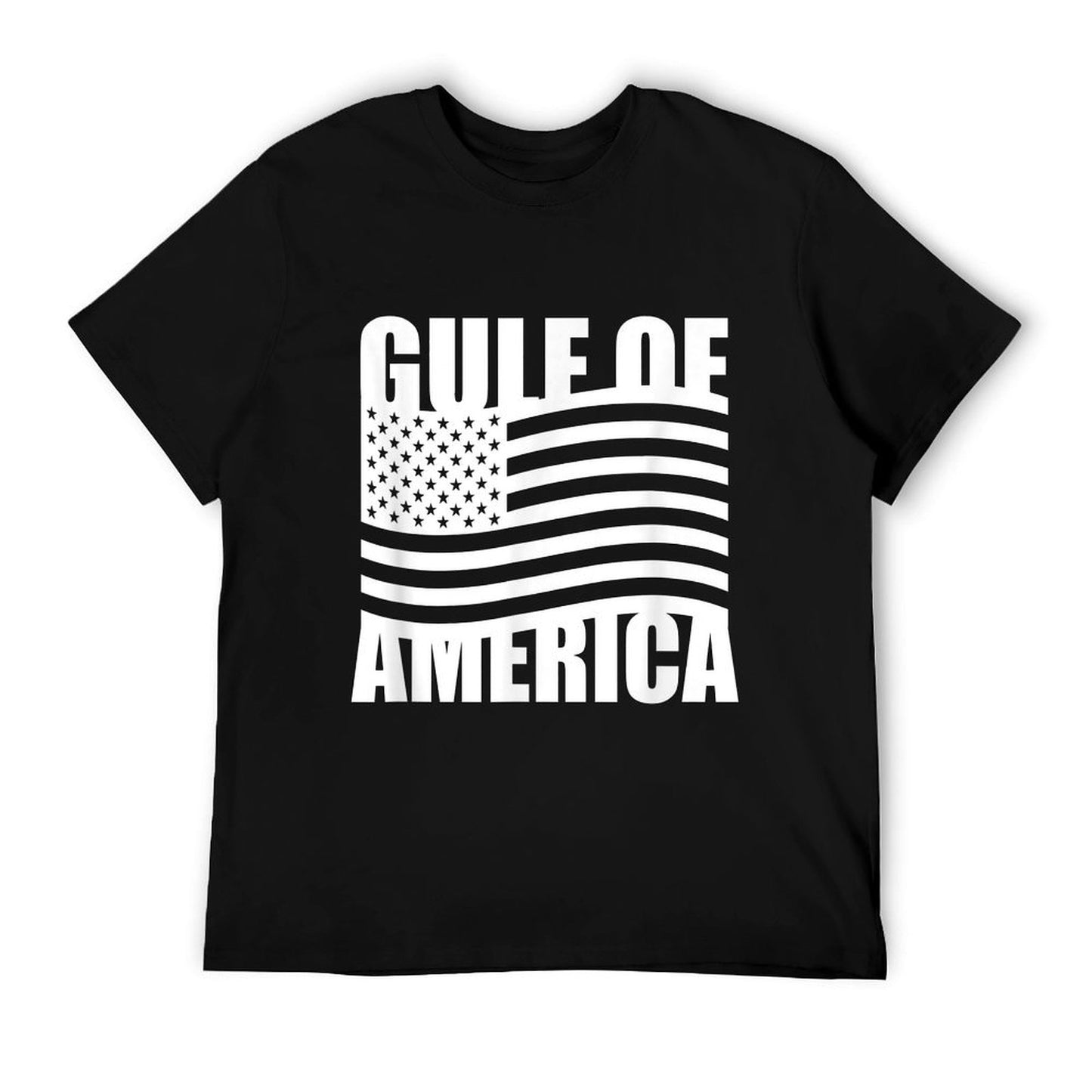 Gulf of United States of America USA Flag Patriotic High-quality Stitching T-Shirt