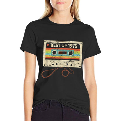 Best 1975 Vintage 50 Year Old Bday Men Women 50th Birthday  Stretchy T-Shirt