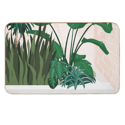 Plants In Bath  Easy Maintenance Bath Mat
