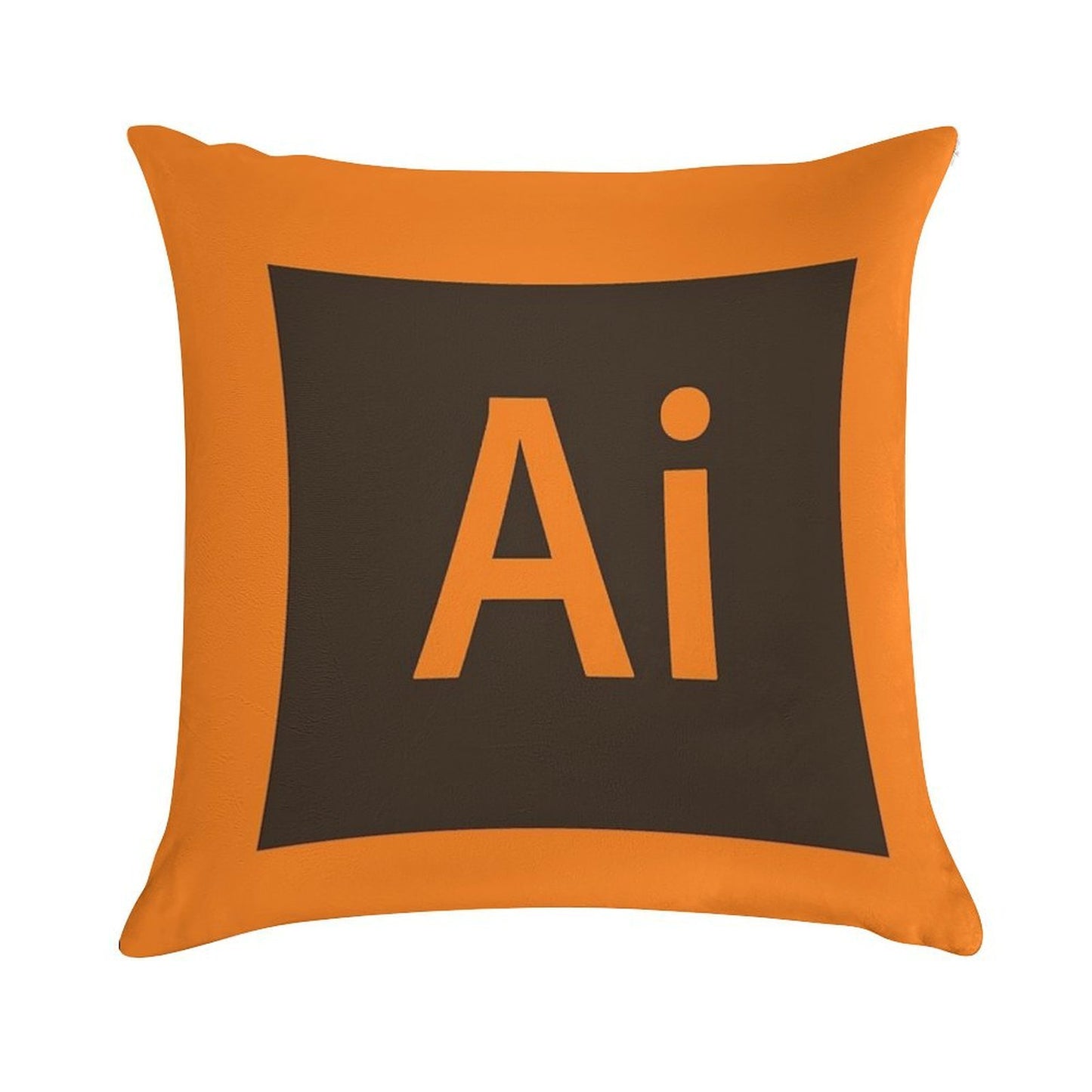 Illustrator Soft Short Plush Fabric Throw Pillow