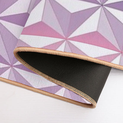 Geodesic Sphere, Purple  Dirt-Trapping Bath Mat