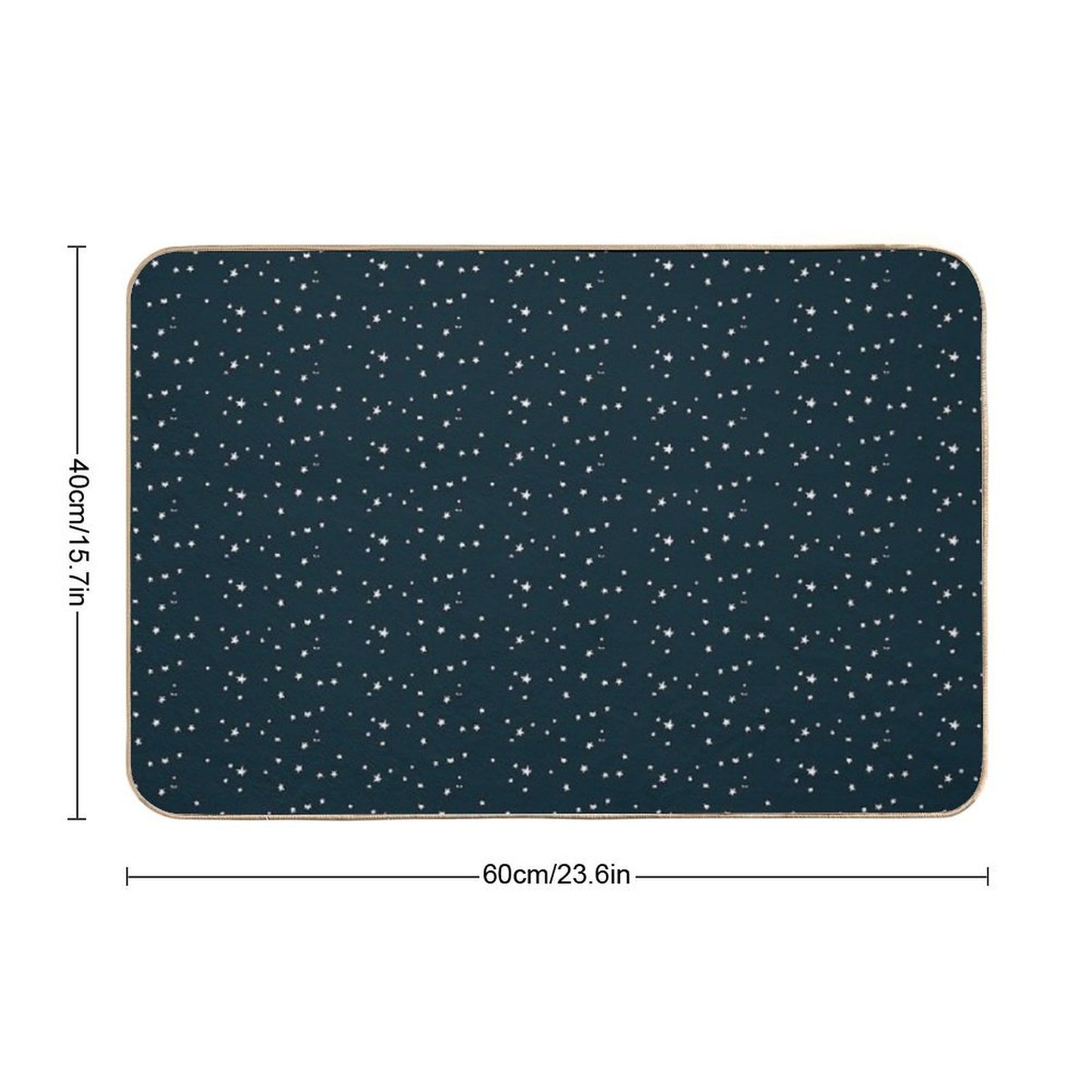 STAR Beautiful Pattern  Easy To Clean Bath Mat