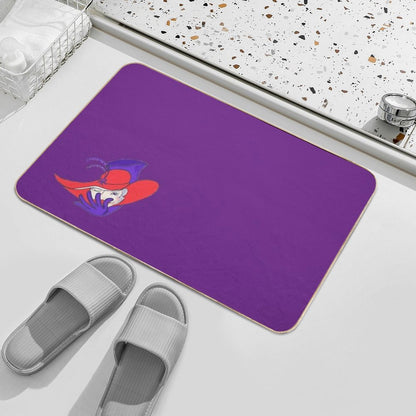 Lady with A Red Hat  Anti-Trip Bath Mat